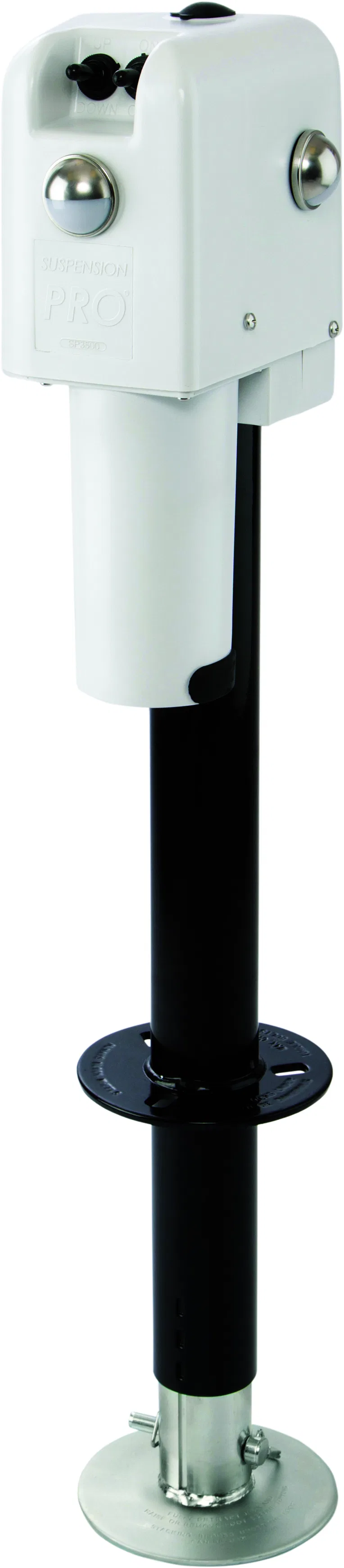 88142 – SUSPENSN PRO Trailer Tongue Jack, Electric A-Frame Round ACME Screw Jack 3500 Pound Capacity 2-1/4 Inch Diame...